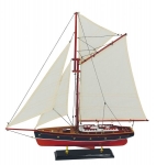 Modell Segler / Segel-Yacht ca. 58 x 59 cm